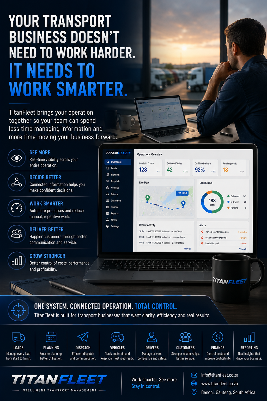 Your Transport Business Doesn't Need to Work Harder. It Needs to Work Smarter.